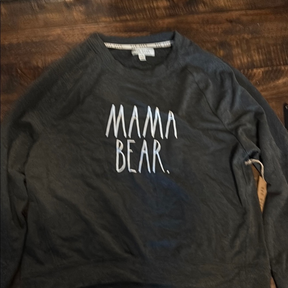 Rae Dunn Charcoal Sweatshirt